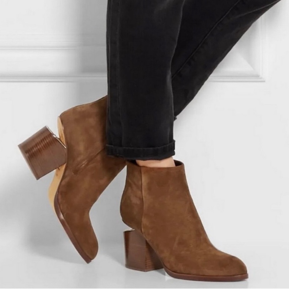 Alexander Wang Gabi Suede Booties Size 6